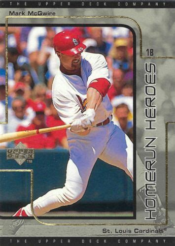 Ud Choice Homerun Heroes H Mark Mcgwire Ebay