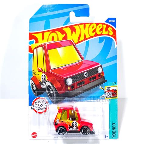 Jual Hot Wheels Tooned Volkswagen Golf Mk1 Red F 2022 Shopee Indonesia