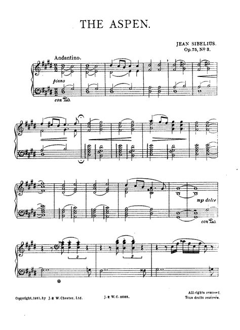 5 Pieces For Piano Op75 Sibelius Jean Imslp