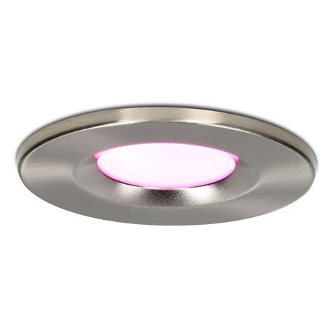 Smart Wifi Led Inbouwspot Venezia Rgbww Watt Ip Rvs