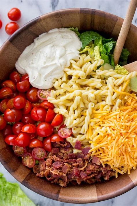 15 Minute Blt Pasta Salad Quick And Easy Recipes