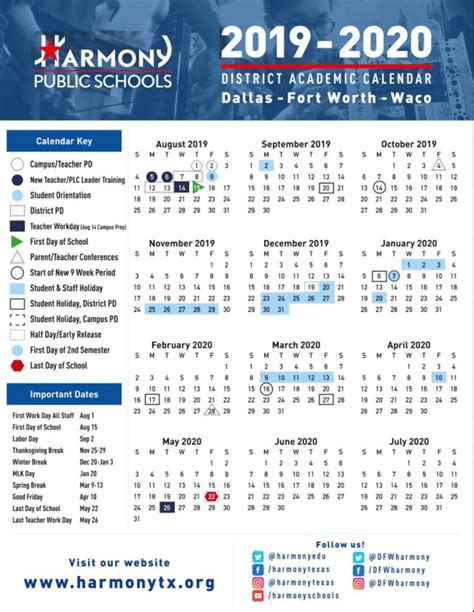 Harmony Public Schools Calendar 2023 - Schoolcalendars.net