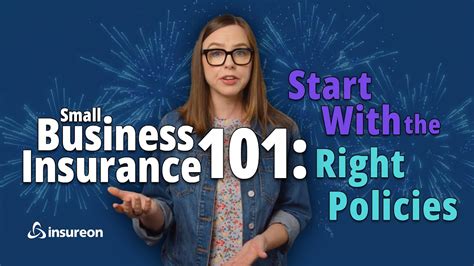 Small Business Insurance 101 Start With The Right Policies Youtube