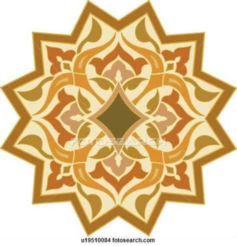 Arabesque Designs Page Stock Illustration Clip Art Buy Royalty