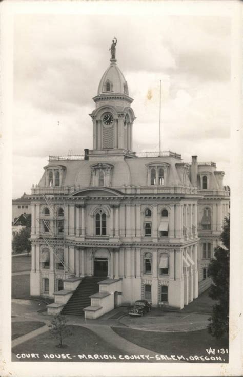 Court House in Marion County Salem, OR Postcard