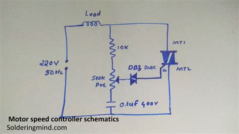 Ac Motor Speed Controller Schematic