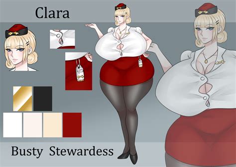 Clara The Busty Stewardess Adopted OC By DiablosMX Hentai Foundry