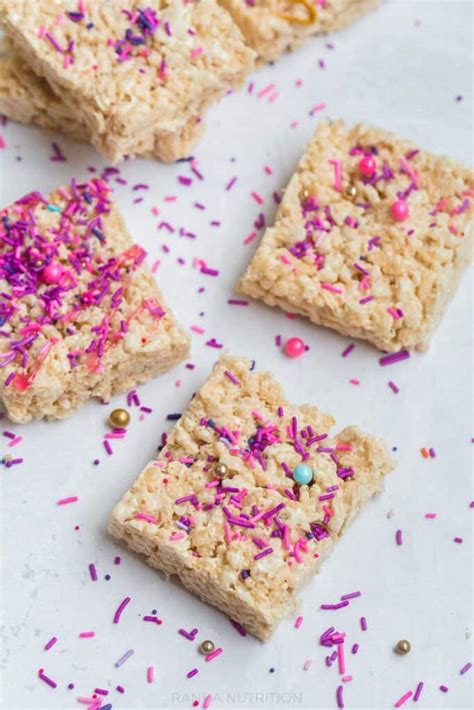 Protein Rice Krispie Treats Randa Nutrition