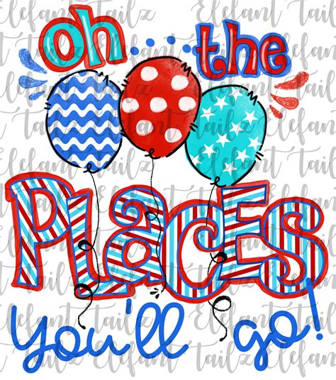 Oh Places Youll Go Balloons Clip Art Seuss Balloon Clipart