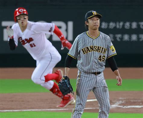 阪神・島本浩也が勝ち越し許す 試合再開後の悪夢 ライブドアニュース