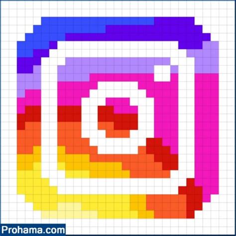 Pixel Art Logo | Instagram Pixel Art