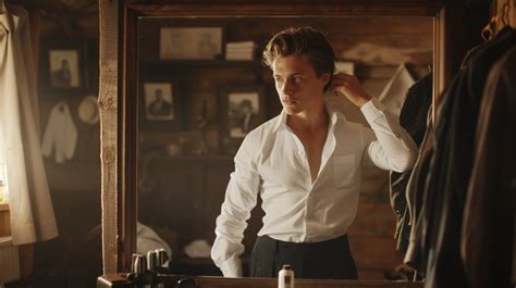 Free Vintage Grooming Ritual Photo - Man, Mirror, Grooming | Download ...