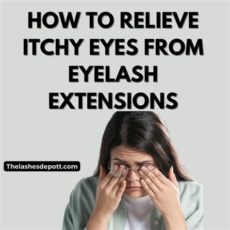 HOW TO RELIEVE ITCHY EYES FROM EYELASH EXTENSIONS – The Lash Depott