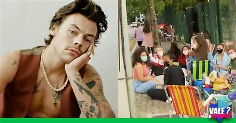 Fãs de Harry Styles viajam por horas e acampam em fila para conseguir