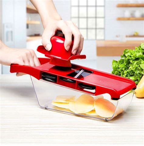 Mandoline Slicer Nicer Fatiador Cortador De Legumes Em Topen Home