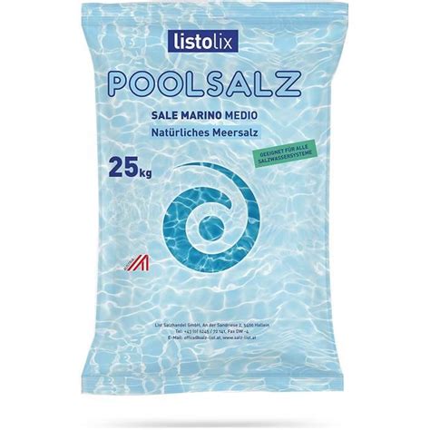 Sel de mer pour piscine Sac de 25 kg de la Méditerranée Systèmes d