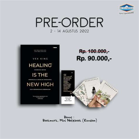 Jual PO 2 14 Agustus 2022 Buku Healing Is The New High Vex King Di