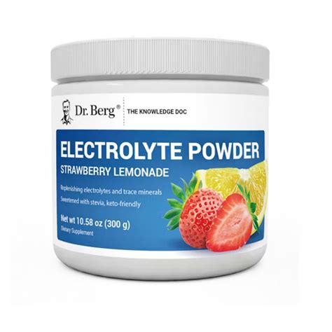 Dr Berg Electrolyte Powder Supplement Electrolytes Sports Drink