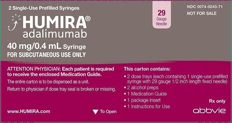 Humira - FDA prescribing information, side effects and uses