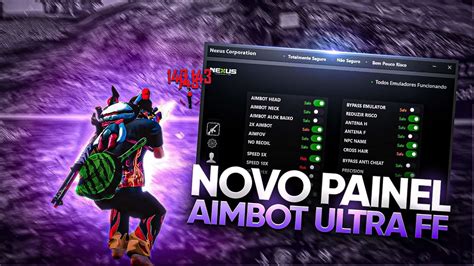 SAIUUU FREE FIRE AIMBOT 100 ANT BAN ATUALIZADO PAINEL ULTRA