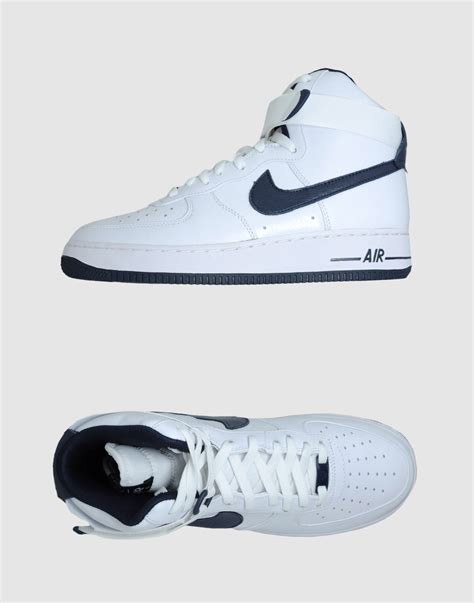 Nike Air Force High Top Sneakers In White For Men Lyst