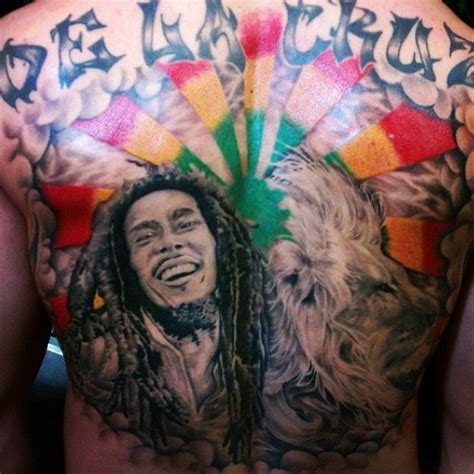 Bob Marley Lion Tattoo Done By Jermie Jay Linayao Lion Tattoo