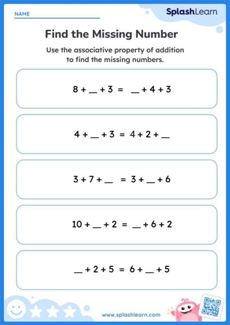 2nd Grade Math Addition Properties Worksheets Free And Printable Splashlearn