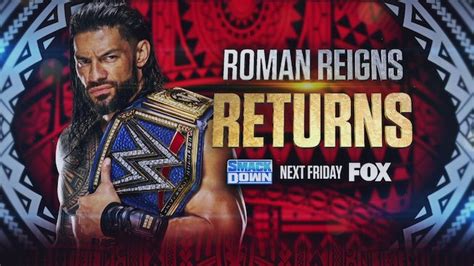 Wwe News Smackdown Hypes Return Of Roman Reigns Ruthless Aggression