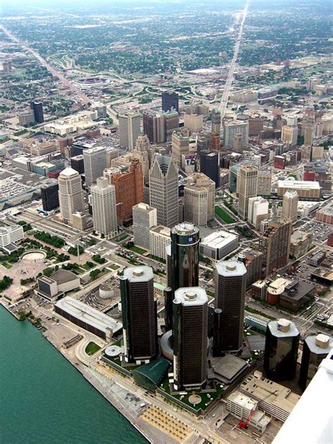 Detroit Flyby Sw A Photo From Michigan Midwest Trekearth Detroit