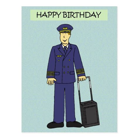 Pilot Birthday Cards Zazzle Ca