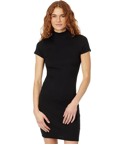 Michael Stars Sleeveless Mock Neck Midi Dress Everglades Free