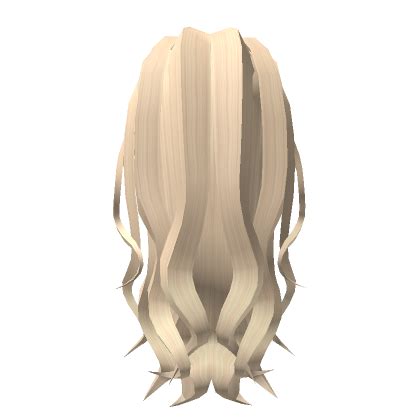 Blonde Wavy Ponytail Extension Roblox Item Rolimon S