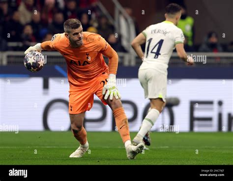 Tottenham Hotspur Goalkeeper Fraser Forster During The Uefa Champions