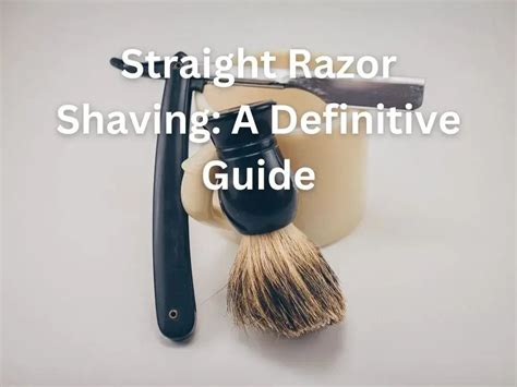 Straight Razor Shaving: A Definitive Guide - Rudy's Grooming