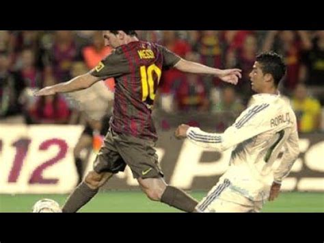 Cristiano De Rodillas Ante Messi Cr Laliga Messi Youtube