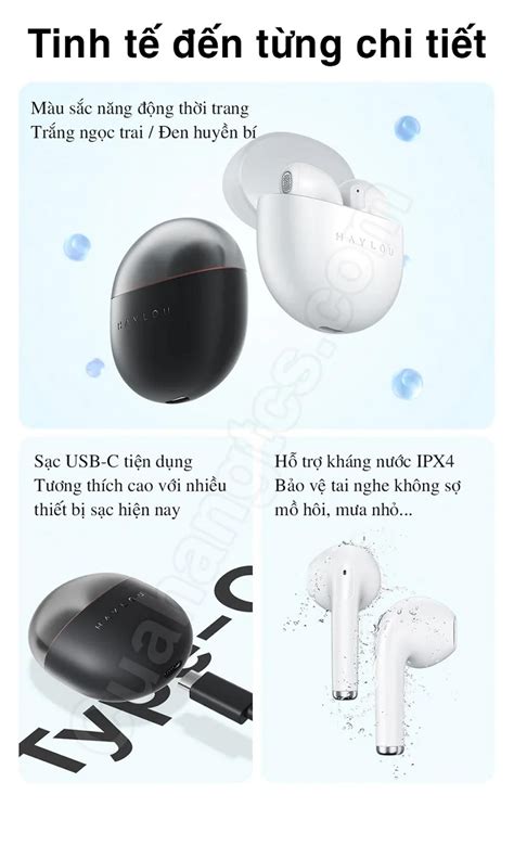 Tai Nghe Haylou X Neo Haylou X True Wireless Bluetooth Pin