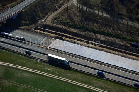 Gro Ziethen Aus Der Vogelperspektive Baustelle Zum Um Und Ausbau Des