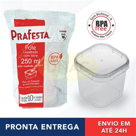 Kit Unid Pote Quadrado Lacre Ml Bolo De Pote Sobremesa