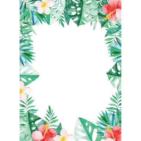 Tropical Leaf Wallpaper Border