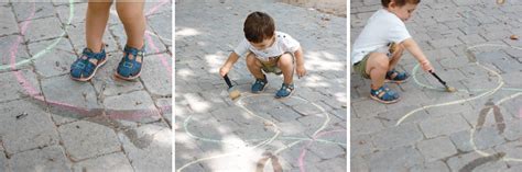 Actividades Con Tiza Para Niños Arte Infantil Trazado Del Cuerpo Los