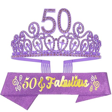 Buy Meant Tobe Th Birthday Sash And Tiara For Women Fabulous