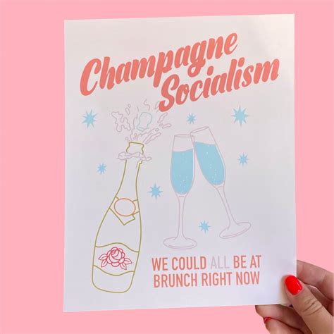 Champagne Socialism Print