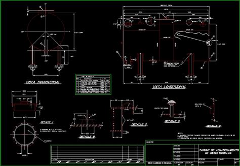 Fuel Tank Dwg Detail For Autocad • Designs Cad