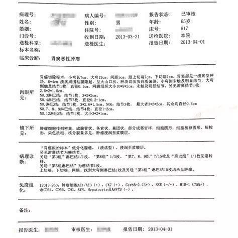 2019年胃癌报告单图片胃的胃镜单图片胃单图片大山谷图库