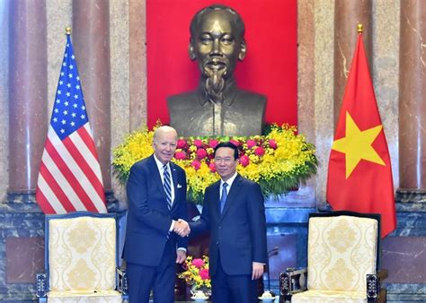 Chủ tịch nước Võ Văn Thưởng tiếp Tổng thống Mỹ Joe Biden