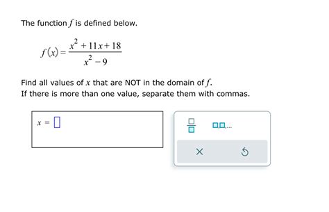 Solved The Function F Is Defined Chegg