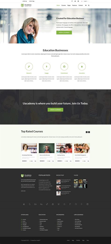 35+ Best Education Responsive HTML Templates for Universities, Schools ...