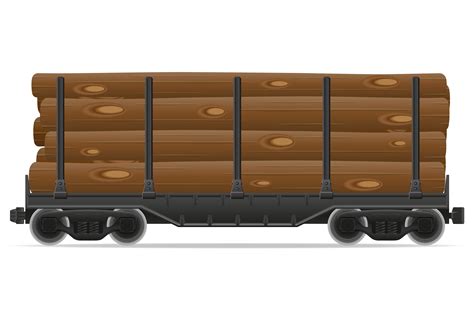 Railway Carriage Train Vector Illustration 513555 Vector Art At Vecteezy