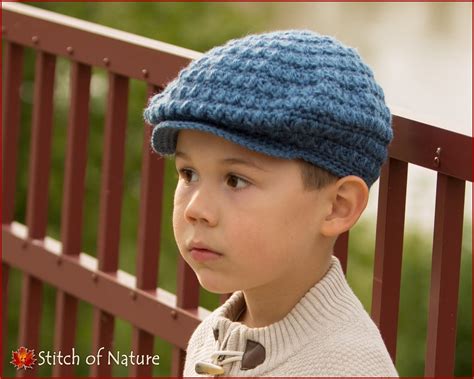 Crochet PATTERN The Collins Scally Cap Newsboy Hat Girls Etsy