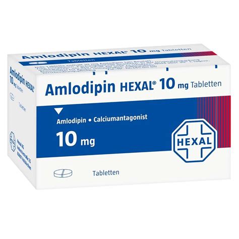 Amlodipin HEXAL 10 Mg 100 St Mit Dem E Rezept Kaufen Shop Apotheke